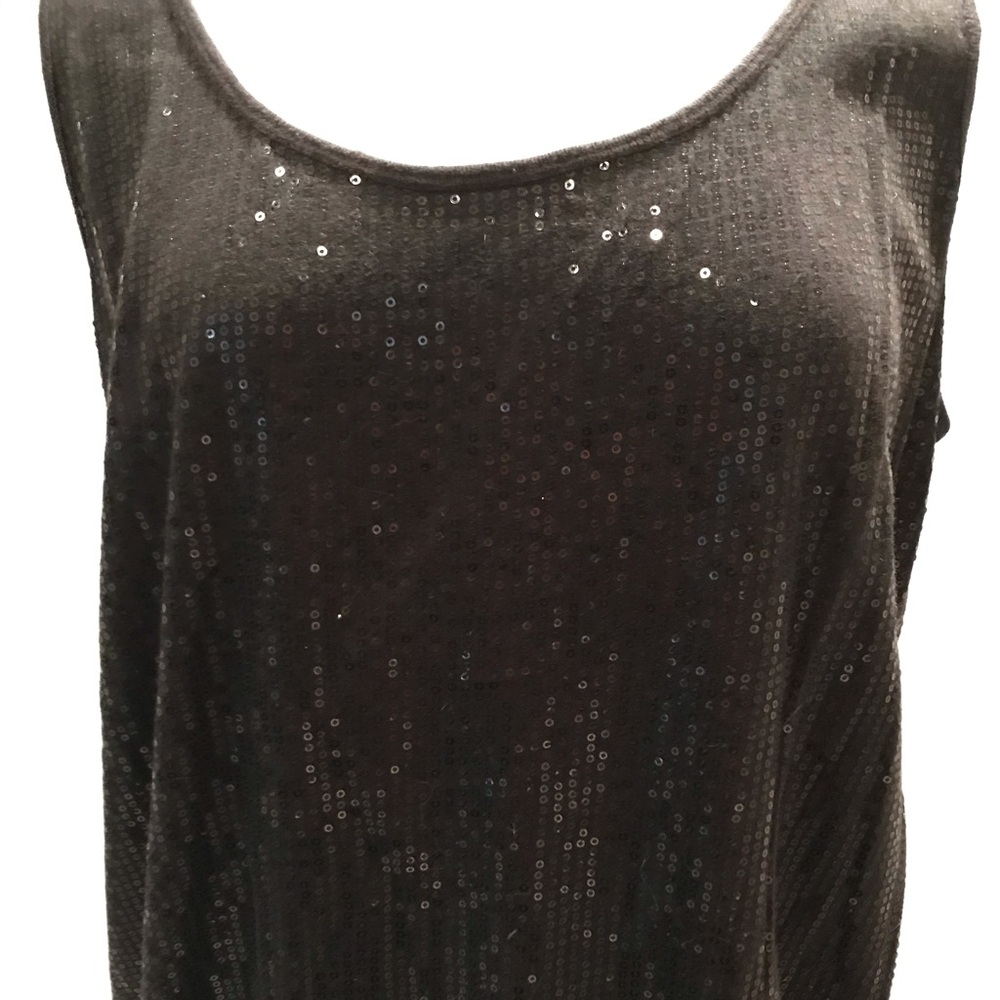 Black Sequin tank